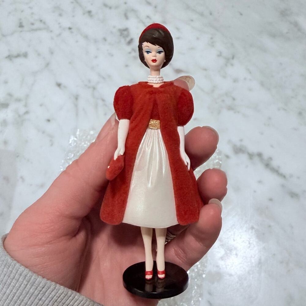 1998 Hallmark Keepsake Barbie Silken Flame Ornament Vintage Collector Series - Picture 5 of 6